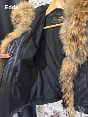 Кожено ест яке с ест косъм хс с , снимка 6 - Якета - 52588634