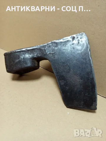 Соц Стара Ръчно Кована Брадва Номер 10. Тегло 1.400кг., снимка 8 - Антикварни и старинни предмети - 49731987