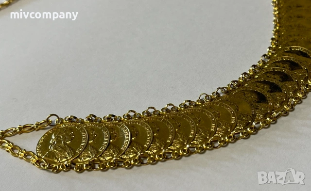 Златно колие 18.04гр.58см., снимка 2 - Колиета, медальони, синджири - 53595641