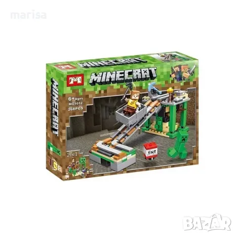 Конструктор 2в1 Minecraft MG1012, 268 части Код: 1012, снимка 2 - Конструктори - 48057345