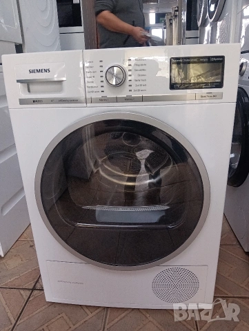Като нова сушилня с термопомпа Сименс Siemens IQ800 A++ 8кг 2 години гаранция!, снимка 9 - Сушилни - 53730038
