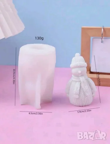 Молд плетен снежен човек , снимка 5 - Форми - 49991687