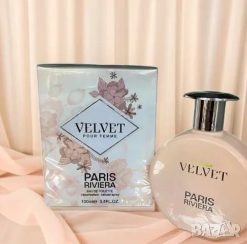 Тоалетна вода за жени Velvet от Paris Riviera EAU DE TOILETTE ml, снимка 2 - Дамски парфюми - 49014130