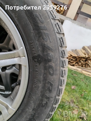  гуми с джанти за Мерцедес  215.60.16                       , снимка 3 - Гуми и джанти - 49258273