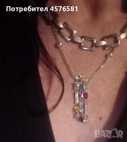 сребърни пръстени и масивно колие сребро 925, снимка 3 - Пръстени - 52669418