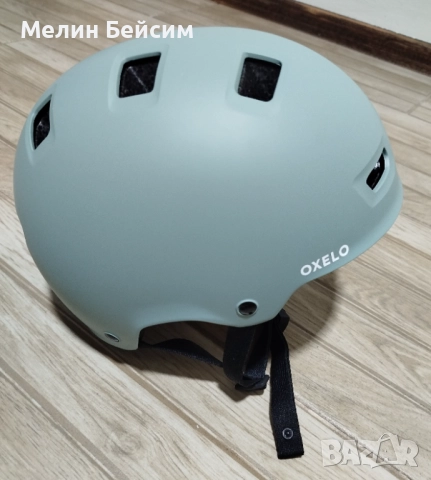 Каска за РОЛЕРИ, СКЕЙТБОРД, ТРОТИНЕТКА MF500, цвят - светло каки , снимка 1