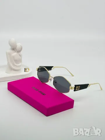 очила с калъф miu miu versace, снимка 2 - Слънчеви и диоптрични очила - 50423182