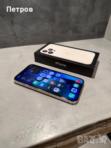 100% battery! КАТО НОВ Iphone 13 Pro 256 GB White , снимка 7 - Apple iPhone - 53866407