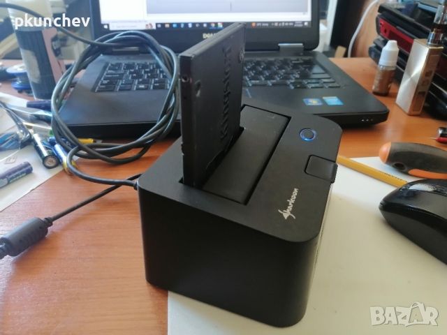 Докинг станция Sharkoon SATA QuickPort Pro 2.5"&3.5"USB 2.0 & eSATA, снимка 11 - Други - 45204379