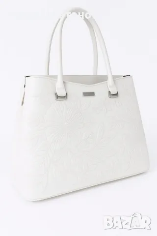 Елегантна дамска чанта с флорална бродерия, снимка 3 - Чанти - 50157005