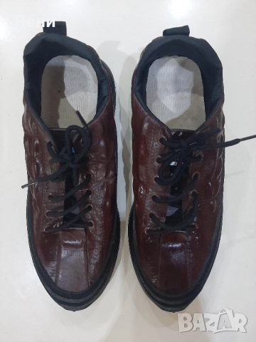 Мъжки кожени обувки-обувани веднъж, снимка 2 - Ежедневни обувки - 52364195