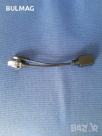 Пасивен PoE инжектор за пренос на сигнал и захранване по UTP / FTP кабели