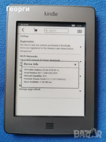 четец Kindle Touch, снимка 6 - Електронни четци - 47568983