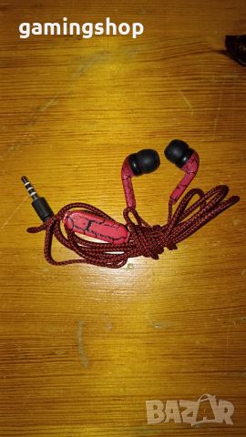 Нови геймърски слушалки с плетен кабел тип тапи с микрофон, снимка 4 - Слушалки и портативни колонки - 45806676