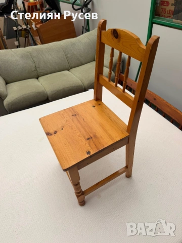 210433  8 броя столове от чам за 120 евро цена 120 евро или 234,70 лв за всички 8 броя - дърво чам -