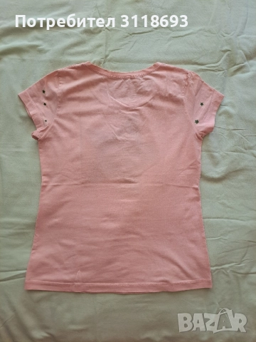 Дамска елегантна блуза с къс ръкав , снимка 2 - Тениски - 51468867