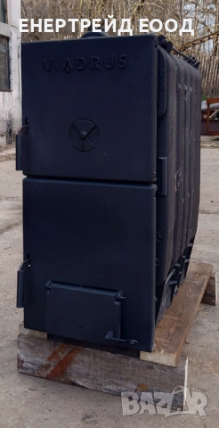 НОВ чугунен котел на твърдо гориво Виадрус/Viadrus U22 5D 30 kW , снимка 2 - Отоплителни печки - 53877122