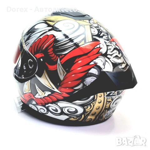 Каска LVS за мотор, скутер, ATV - М и L, снимка 4 - Аксесоари и консумативи - 54184798