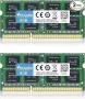 Комплект от 16 GB, съдържащ 2 x 8 GB модула, DDR3/DDR3L, SO-DIMM, PC3-12800u / PC3L-12800, снимка 1