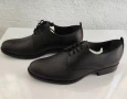 Два чифта нови черни обувки от естествена кожа №41 и 42, снимка 3
