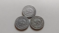 50 пфенига 1949 D, F, J - Германия, снимка 1