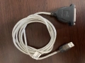 Кабел паралелен DB-25 към USB - Manhattan, снимка 2