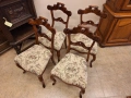 Антични Викториански столове к - т 4 броя, снимка 2