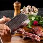 Професионален здрав кухненски масивен готварски инструмент за рязане на месо, снимка 11