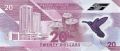 ❤️ ⭐ Тринидад и Тобаго 2020 20 долара полимер UNC нова ⭐ ❤️, снимка 3