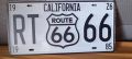 California 1926-1985 Route 66-метална табела тип регистрационен номер, снимка 2