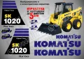 KOMATSU SK 510 стикери надписи SK510, снимка 10