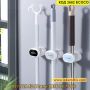 Стенна самозалепваща закачалка за метли и мопове със здраво закрепване - КОД 3682 ECOCO, снимка 2
