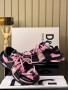 Dolce & Gabbana Нови Дамски Маратонки Черно - Розово , снимка 3