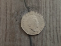 Монета 2018 Великобритания 50 pence 50p (1918 People act) - Elizabeth II, снимка 3