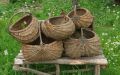 стари плетени кошници, снимка 1 - Антикварни и старинни предмети - 45809190