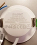 LED луна за вграждане, димируема 7W, 3000K/4000K/6500K, 220V AC, IP44, SMD2835, снимка 4