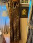 Дълга коктейлна рокля в леопардов  принт Alchera, нова , снимка 4