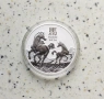 Сребро 1 OZ 2026 Кон, снимка 1
