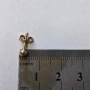 Златни обеци 1.14гр., снимка 4