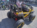 SAFARI двуместен акумулаторен джип JAKARTA 4x4 жълт, снимка 3