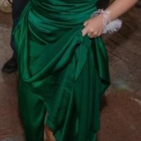 Зелена дълга официална рокля, снимка 3 - Рокли - 45453396