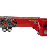 Детски Тир - контейнер със завиващо ремарке, снимка 3 - Коли, камиони, мотори, писти - 45665100