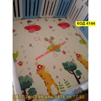 Сгъваема детска постелка за игра, топлоизолираща 150x180x1cm - КОД 4144, снимка 2 - Други - 45509828