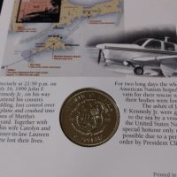 Либерия 1999 - 5 долара - Джон Ф. Кенеди (младши), снимка 4 - Нумизматика и бонистика - 45243063