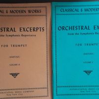 Оркестрови извадки от симфоничните репертоари за тромпет по 25лв , снимка 1 - Специализирана литература - 45395384