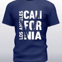 Тениска с декоративен печат - Los Angeles California, снимка 5 - Тениски - 45098775