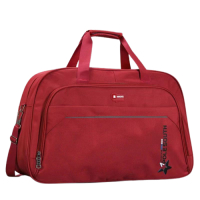 Пътна чанта едноцветна с преден джоб 50 см / 5098, снимка 3 - Сакове - 45009355