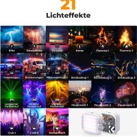 K&F Concept RGB Video Light, 360° пълноцветен преносим с 21 светлинни ефекта, 2500K-9900K CRI 96+, снимка 5 - Чанти, стативи, аксесоари - 45685322