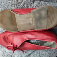 Червени португалски обувки естествена кожа N, снимка 1 - Официални обувки - 45301409