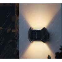 4бр. Двупосочни лед соларни лампи за стена, снимка 2 - Соларни лампи - 45708210